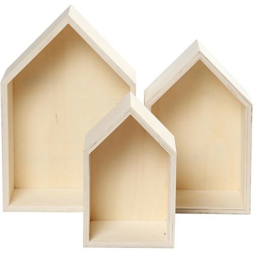 Scatole legno forma di - in,