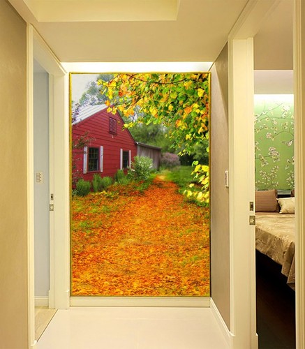 Foresta casa legno - 3d,
